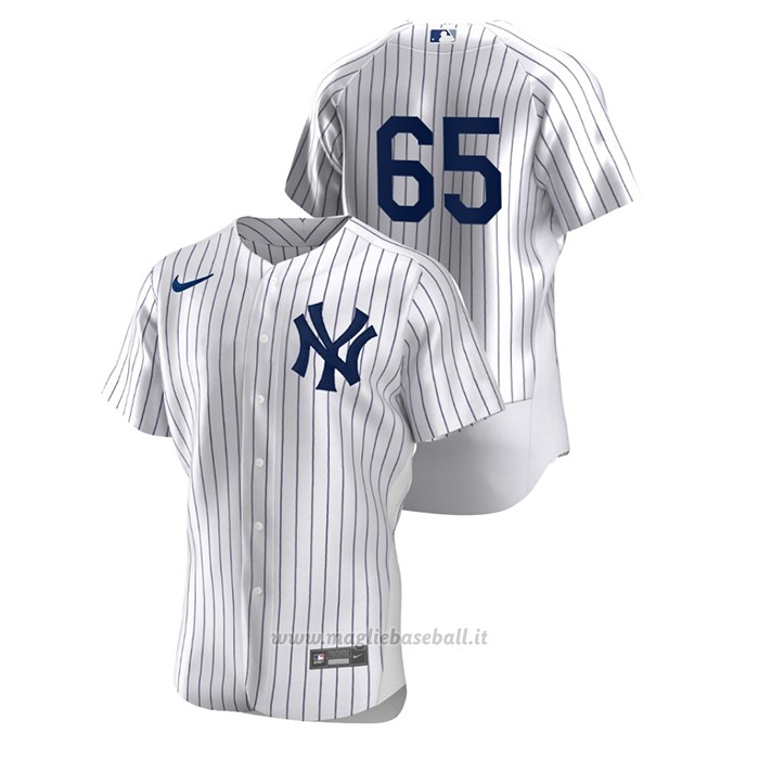 Maglia Baseball Uomo New York Yankees James Paxton Autentico Bianco